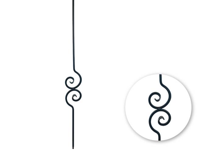 Wrought iron railing